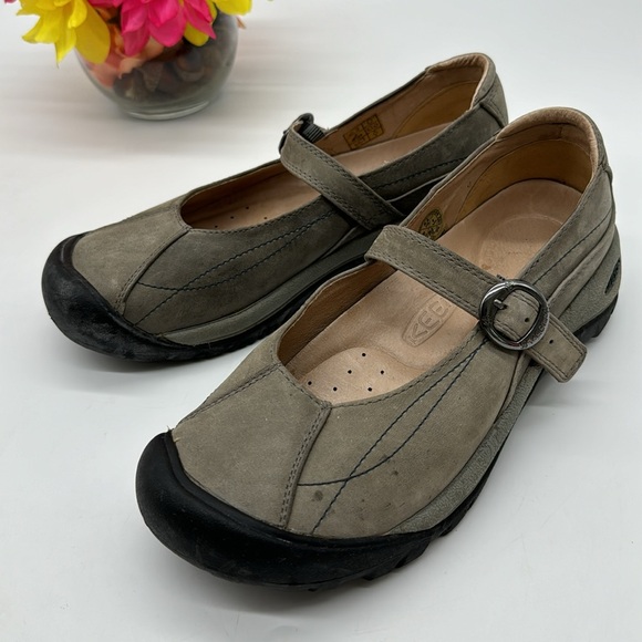 Keen Shoes - Keen Tan Taupe Mary Jane Flat Loafer Hiking Size 8.5 KET6382B